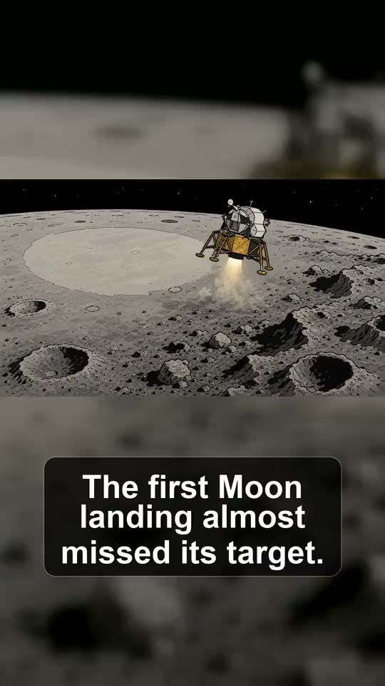 The first moon landing